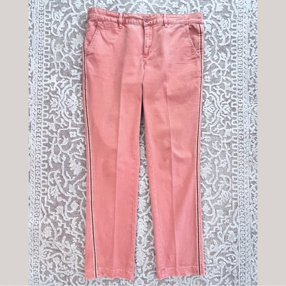 Anthropologie Relaxed Striped Chino Pants - Picture 6 of 16